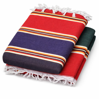 Premium Cotton Multicolour Stripe Bhavani Jamakkalam Bedsheet – 60x90 Inch
